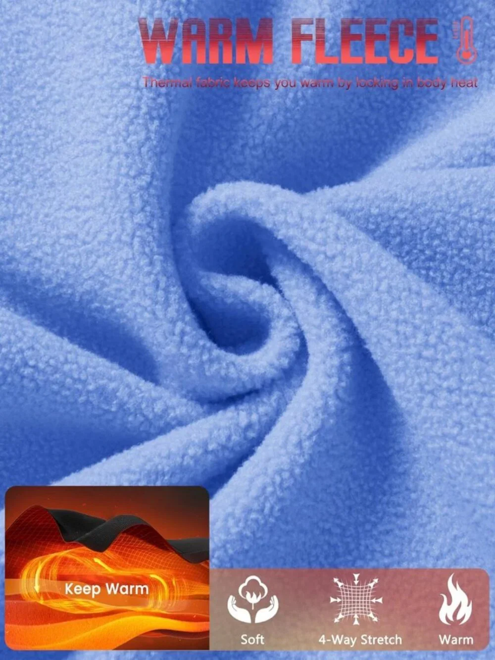 Men's Fleece Lined Active Hoodie, Casual Athletic Pullover with Kangaroo Pocket